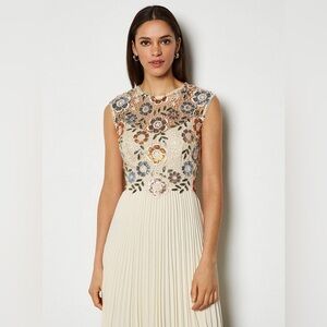 NWOT Karen Millen Sequin Lace Maxi Dress